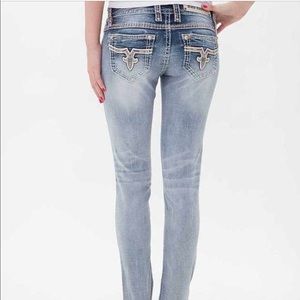 Rock Revival Jacklyn Cuff Skinny Size 27